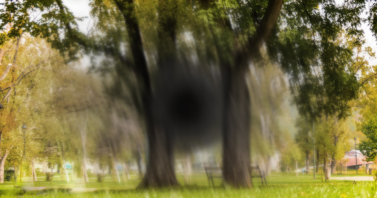 Blurred vision.