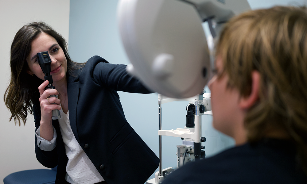 VisionQuest Eyecare Fishers Indiana Office Dr. Raw Winters at VisionQuest Eyecare in Fishers, Indiana