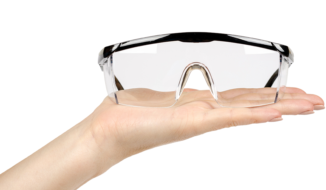 Protective Eyewear Reduces Injury Risk by 90 Percent