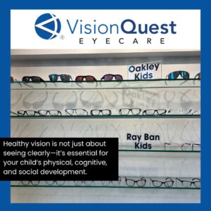 Pediatric eyecare makes sure that your child does well in school and develops mentally, emotionally and physically.
